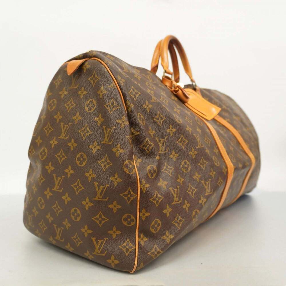 LOUIS VUITTON Brown Monogram Keepall 60 Boston Bag - Picture 2 of 11